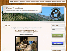 Tablet Screenshot of careertransitions.com